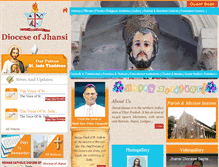 Tablet Screenshot of jhansidiocese.org